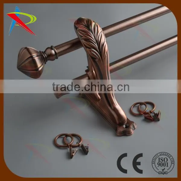 Brass curtain rods/poles full set wholesale