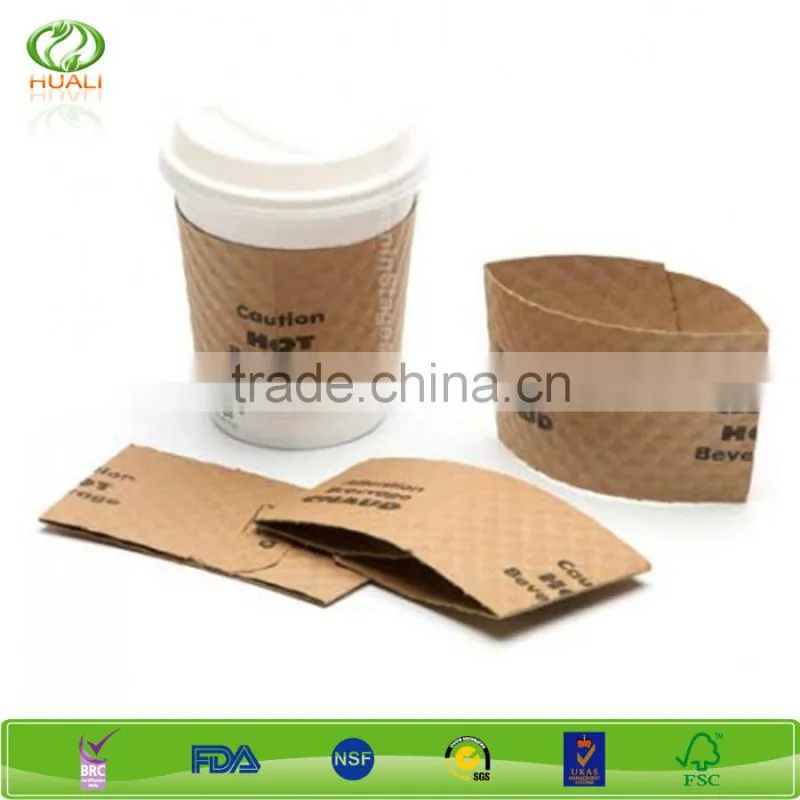 factory free samples paper coffee cup and sleeve