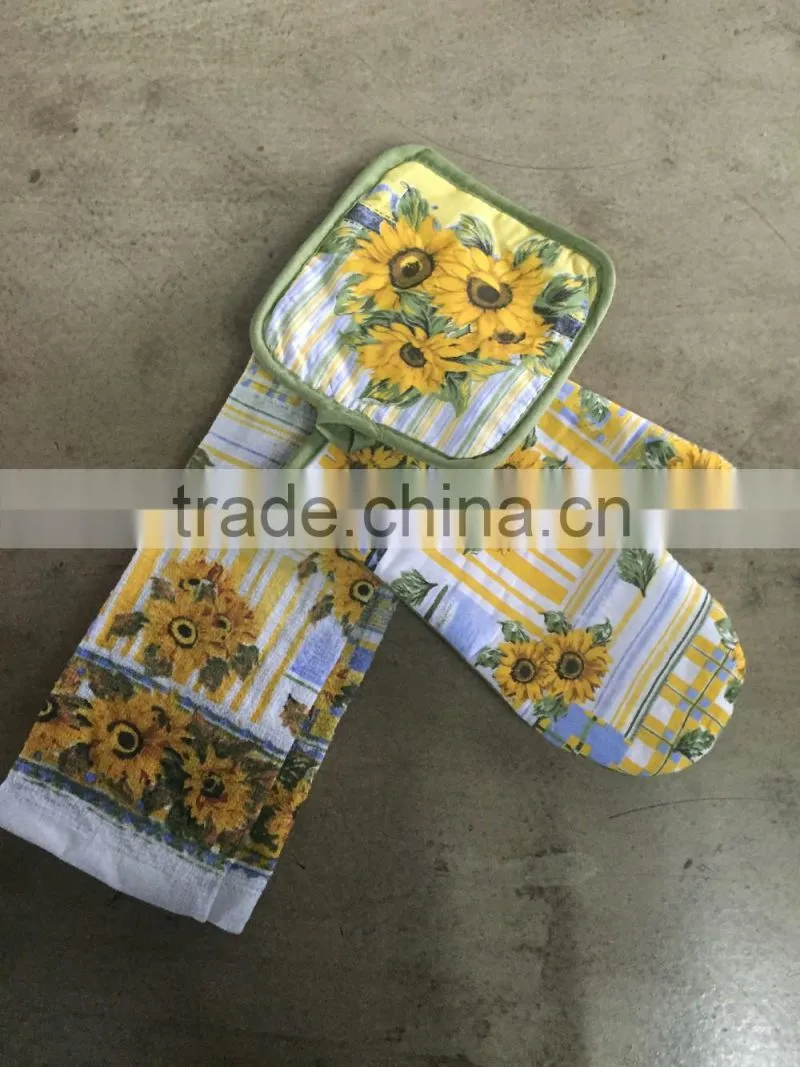 Oven Mitt & Potholder KITCHEN SET
