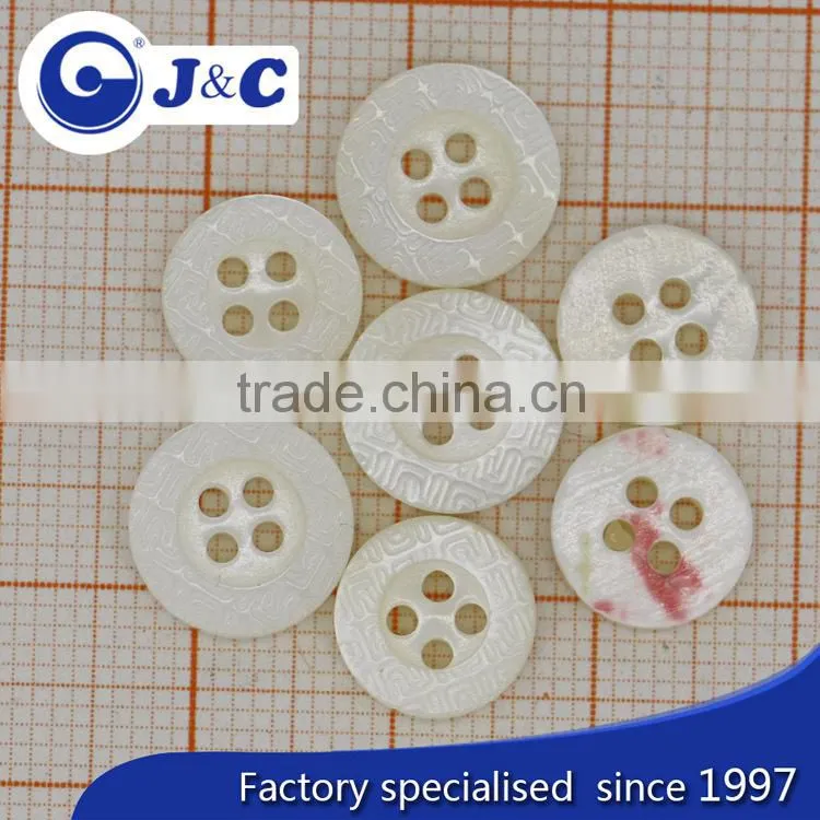 nature white color trocas shell button