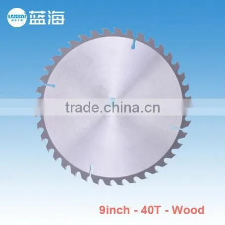 9''-40T Whole Sale China Carbide TCT Circular Saw Blade for Wood Cutting