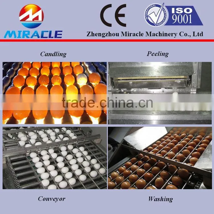 Full stainless steel Hard boiled chicken egg breaking machine