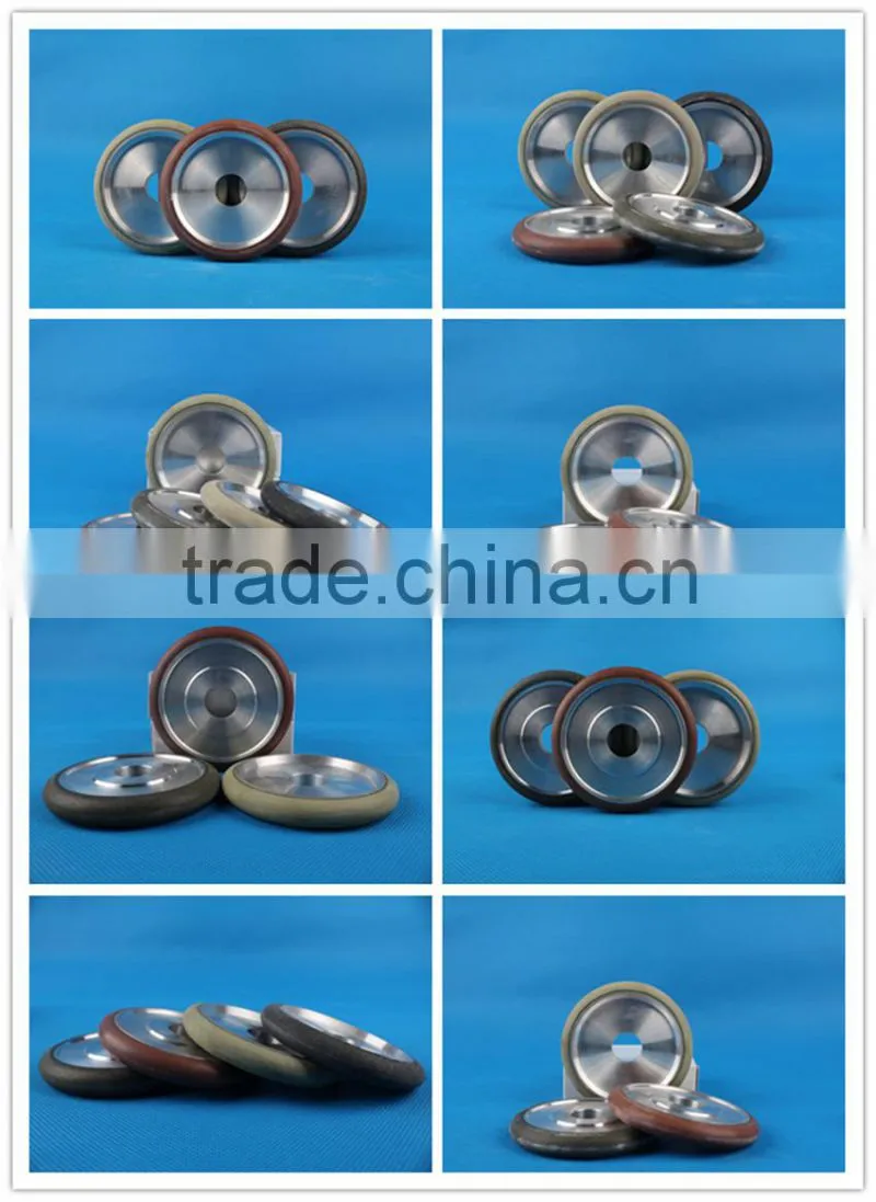 4 Inch Resin Bond Grinding Wet Use Diamond Fluting Wheel