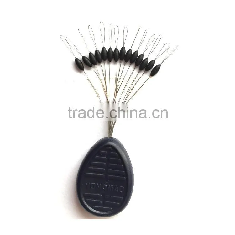 High quatity wholesale fishing tackle olive rubber stopper accessories