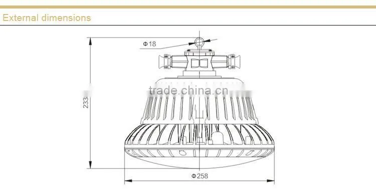Flameproof LED roadway lights