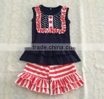 4th July kids baby boy new years outfit boutique clothing sets kids outfits wholesale for Independence holidays