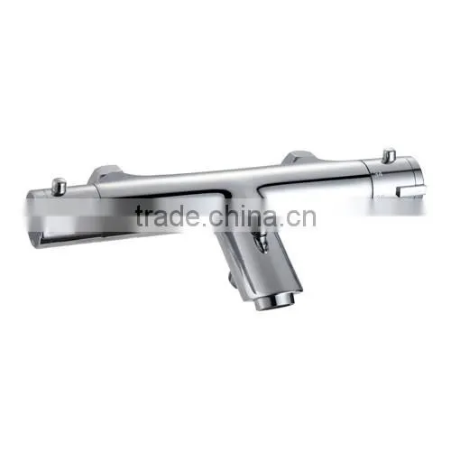 Bar Mixer Shower Set - Modern Bathroom Chrome Thermostatic Valve Bath Filler Tap