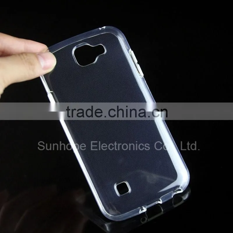 clear tpu soft cell phone cover accessories for LG LS450 K3 tpu cover
