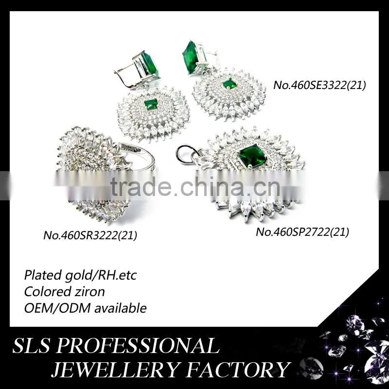 925 silver jewellery ladies earring/rings/pendants artificial kundan bridal jewellery sets