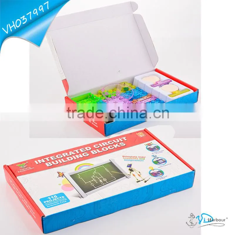 New Educational Plastic Circuit Building Blocks Toys