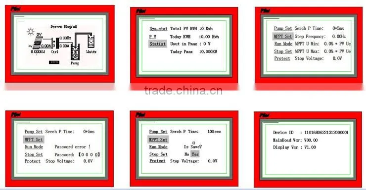 PILOT three (3) phase solar water pumping inverter for solar system