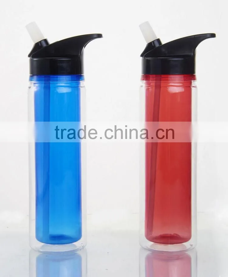 22oz PBA free plastic tritan double wall ice mug freezer beer mug with ice beads gel