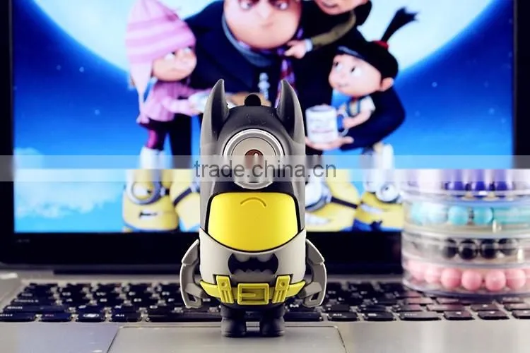 (Hot Sale) High Quality Cartoon Power Bank Despicable Me Design Mini Power Bank cute silicone power charger