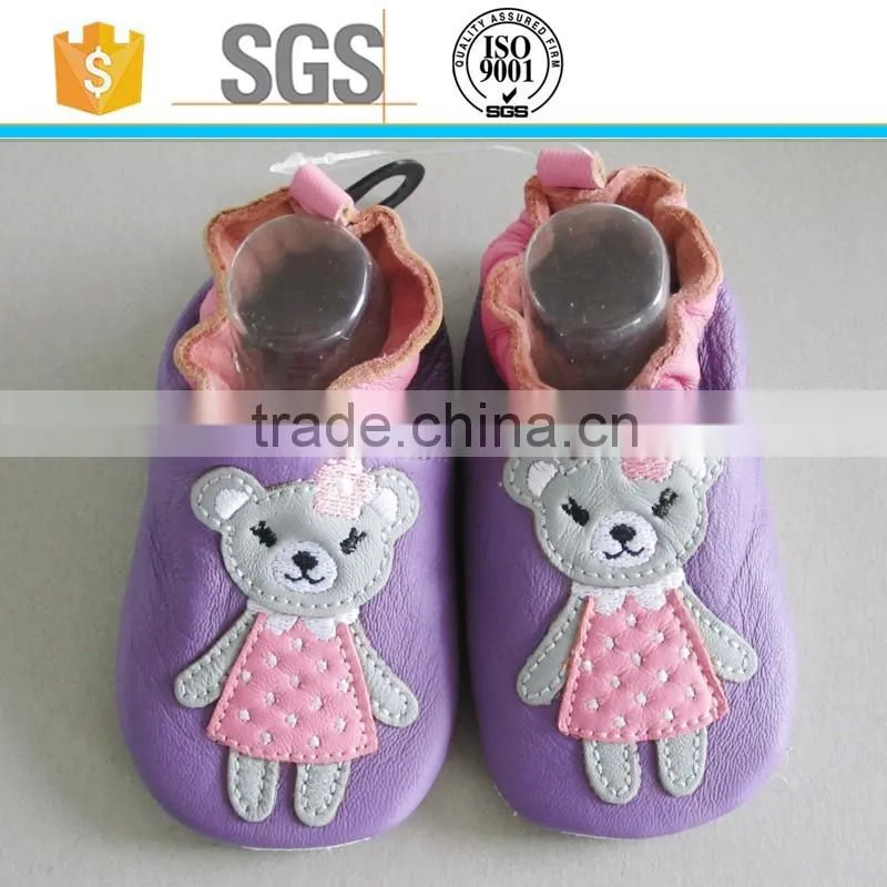 2016 fancy baby girl purple shoes