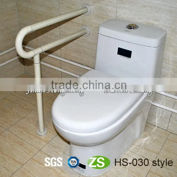 High quality new design wall mounted stainless steel auto assist grab bar for bathroom with nylon cover