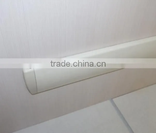 anti impact aluminium&rubber wall guard for hospital