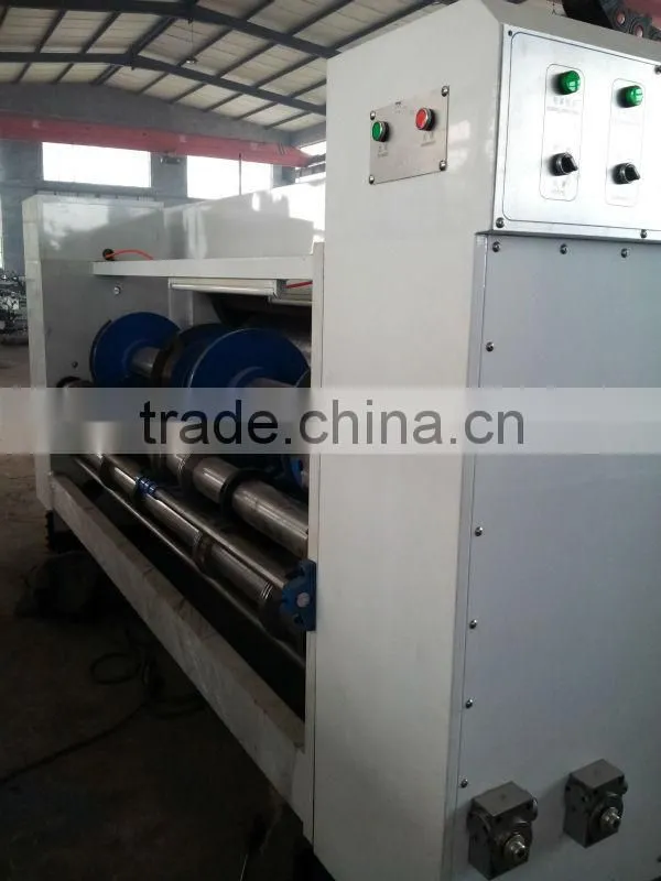 high speed flexo printing slotting rotary die cutting machine