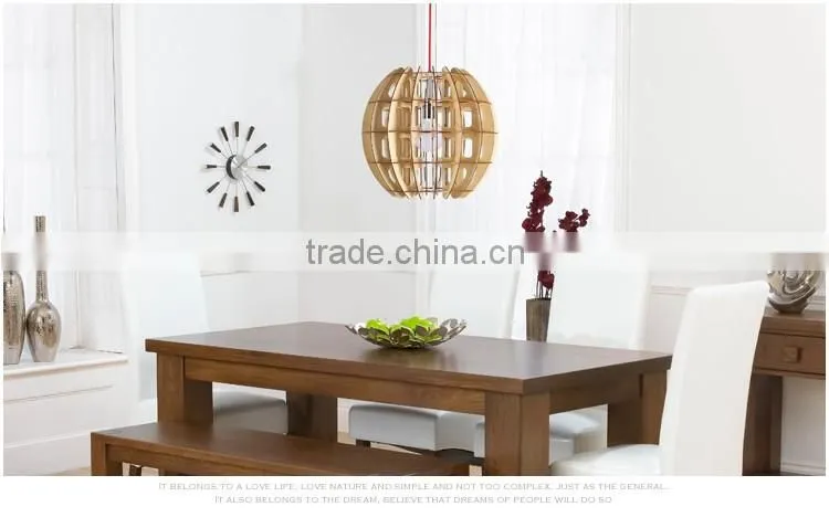 LED pendant light JK-8005B-35 LED light wood hanging pendant lighting