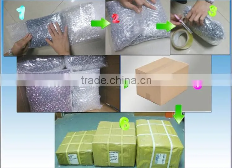 SS4-SS40 14cuts Crystal AB non hot fix , flat back rhinestone for clothing decoration