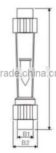 Beixing Meter Manufacturer Plastic water flow meter(PVC material)