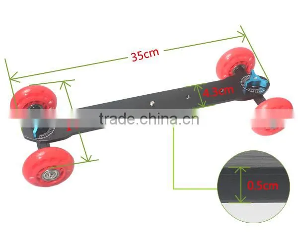 Commlite Photography Video Shooting Slider Track Video Camera Dolly Rail Car