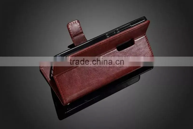 Original K-COOL Genuine Leather Case For One plus One Phone Flip Cover Case with card slot MT-4677