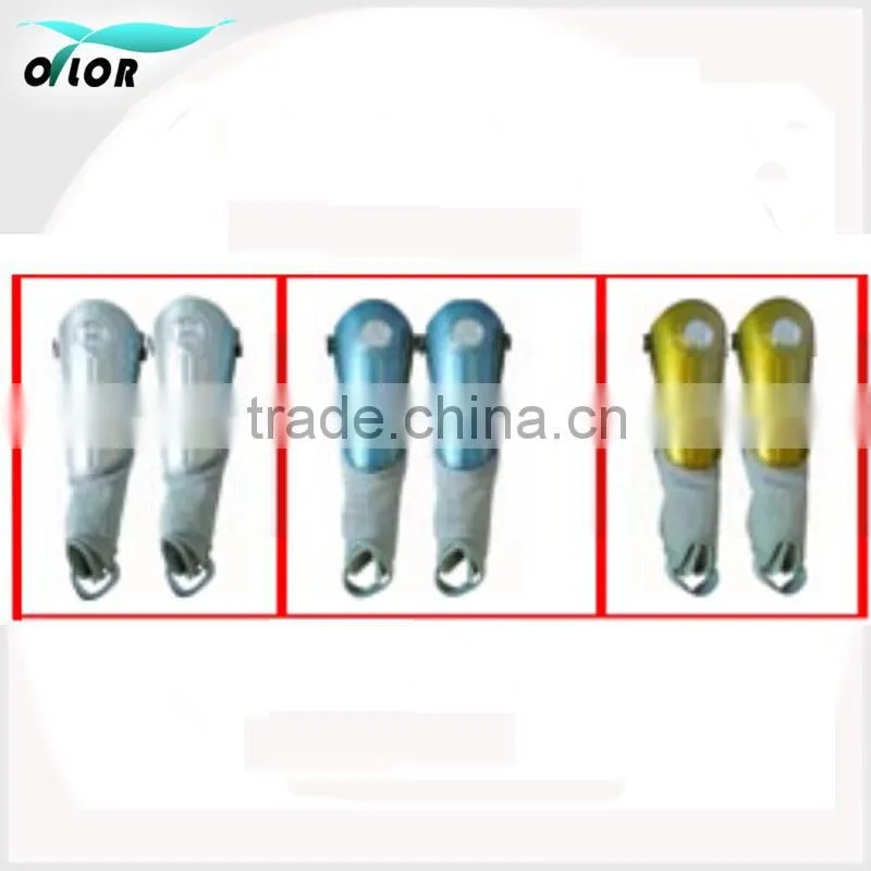 Advanced elastic football shin guard with elastic strap