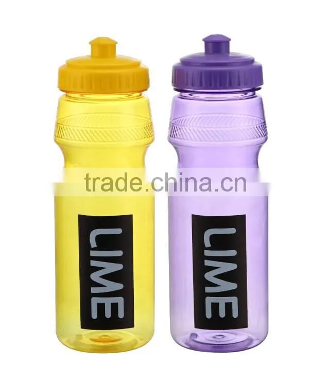 Promotion product custom color clear plastic water bottles BPA Free sport bottle PET Bottles for sales