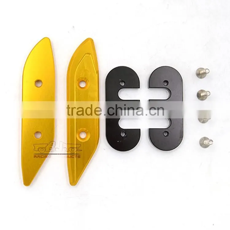 BJ-MHC-YA002 Professional Tuning Parts CNC Aluminum Motorcycle Golden Side Mirror Cover Caps Hole Cover for Yamaha T MAX 530 201