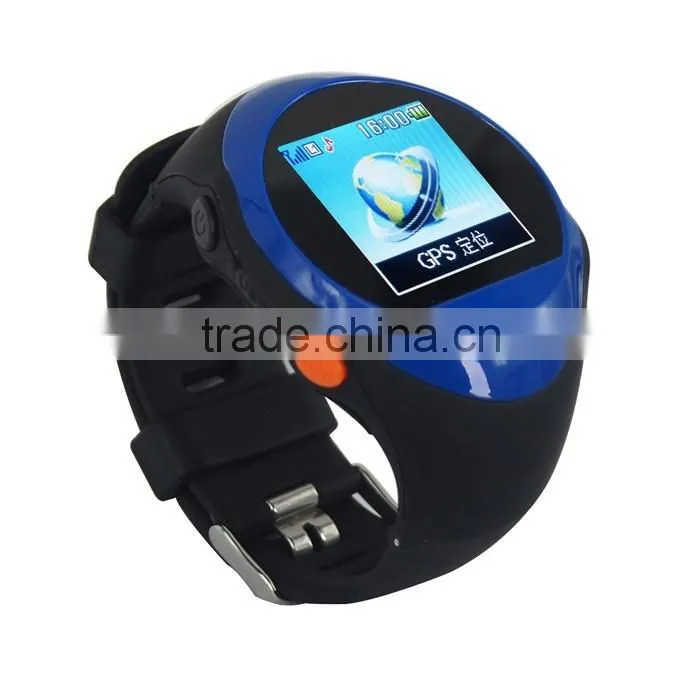 Multi Language Version Wrist Watch GPS SOS LBS Tracking Device for Kids