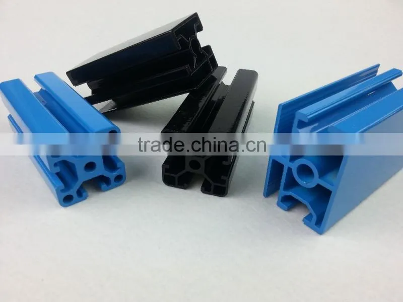 Aluminum extrusion powder coating