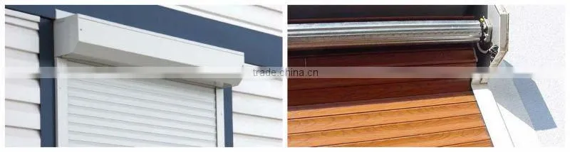 Rolling Shutters with strap,control or motor control systems