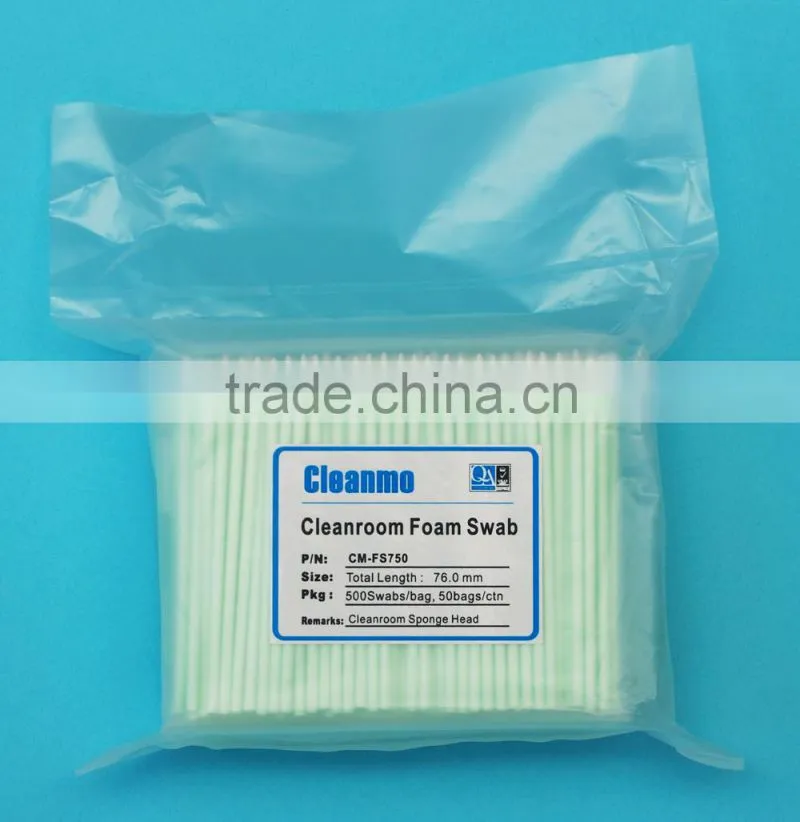 Cleaning shaped Sponge pointed tip Swabs 750 (factory directly sale)