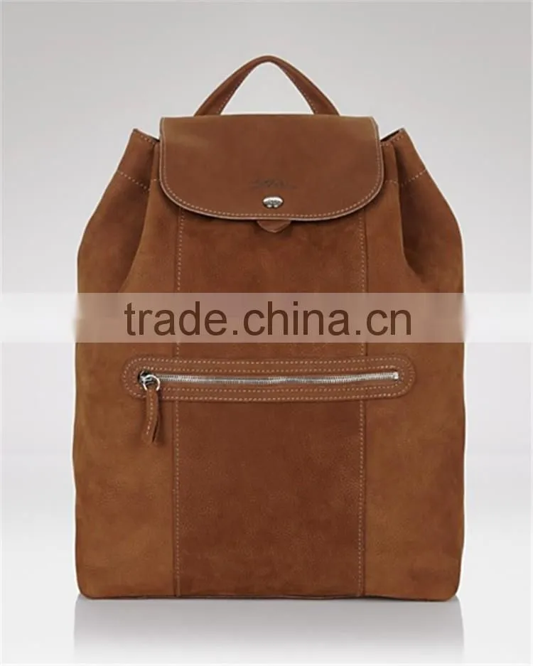 khaki canvas rucksack fashionable girls backpack