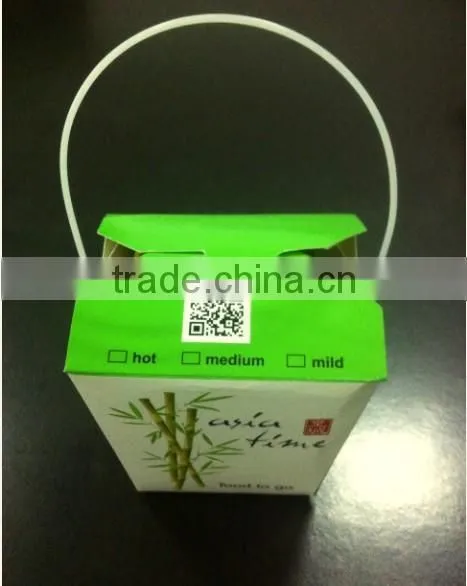 food grade disposable take away wholesale eco12oz single wall food paper box container