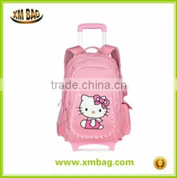 Hot sale kids trolley school bags backpack