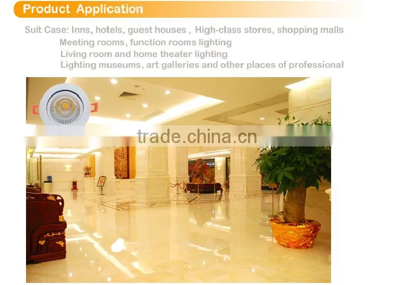 professional design indoor ceiling led down light 18W