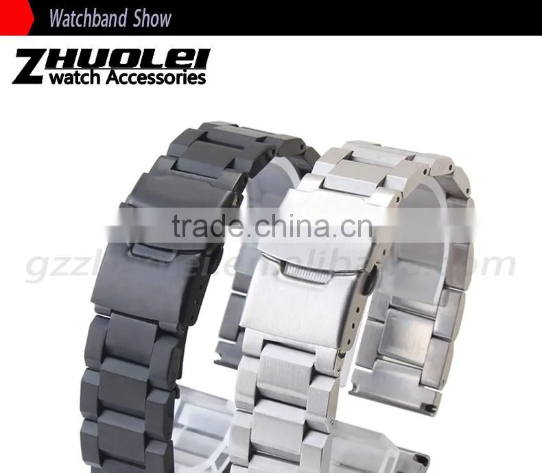18|20|22|24mm high quality imported stainless steel watch bracelet for men's and women's Wholesale 3PCS