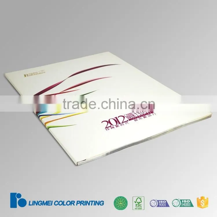 High quality paper offset printing cmyk color and pantone colour luxury dress catalogue