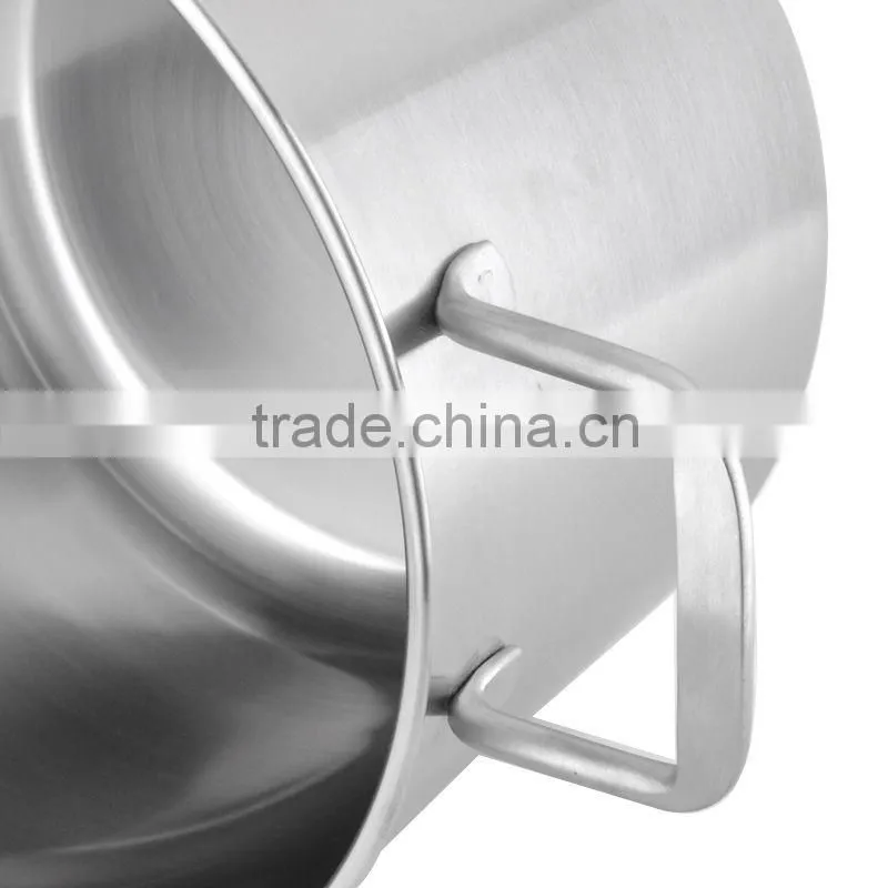 Stainless steel cooking pan with compound bottom&Stainless steel cookware&Stainless Steel Soup Pot with Cover/Induction pot