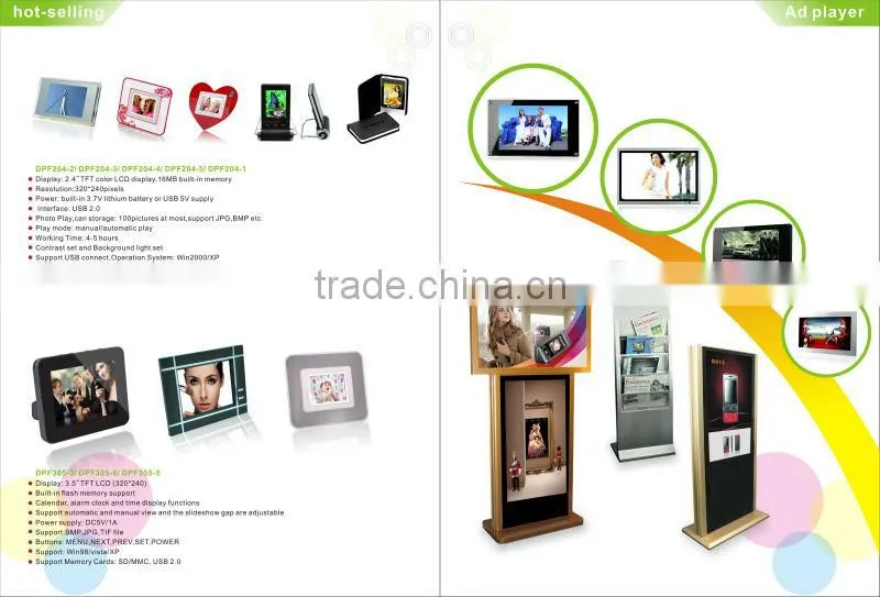 Factory 18.5 inch Quad core Android WIFI Touch screen digital photo frame network advertising display