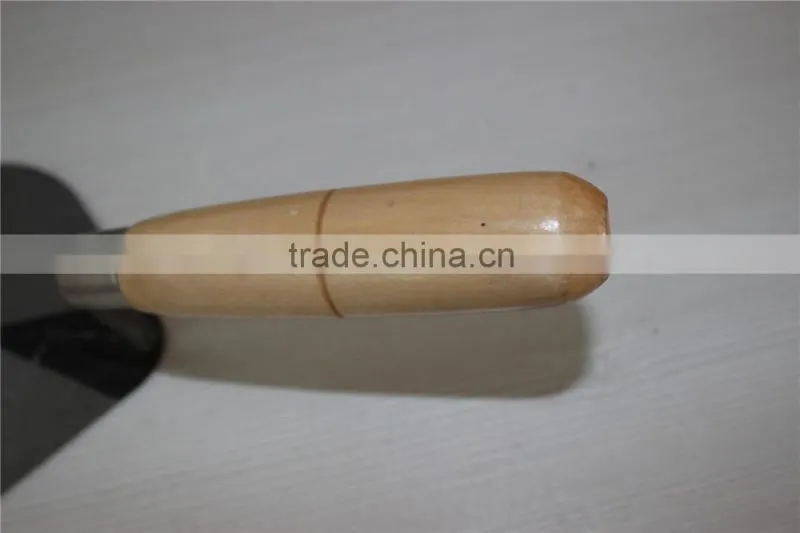 Carbon steel bricklaying trowel / wood hand bricklayers' tools / building tools