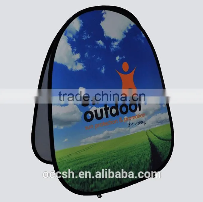 A Frame Flag Vertical Pop Out Banner Stand