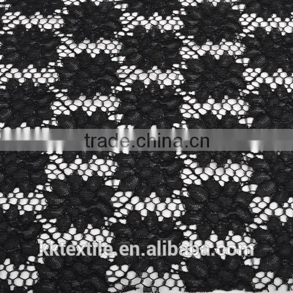 New Arrival Elegant 60% RS 40% Nylon mesh lace fabric in two colors
