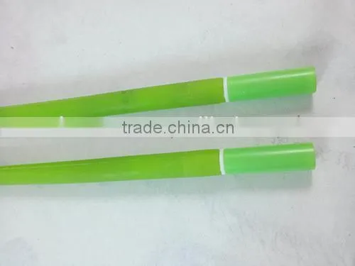 2014 hot custom green grass leaf silicone pen