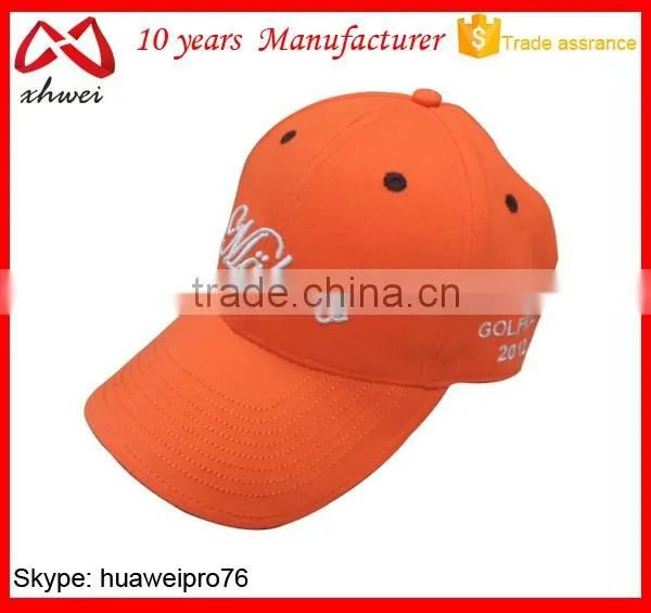 Manufacturer China Cheap Golf Sports Cap High Quality OEM Design Golf Cap
