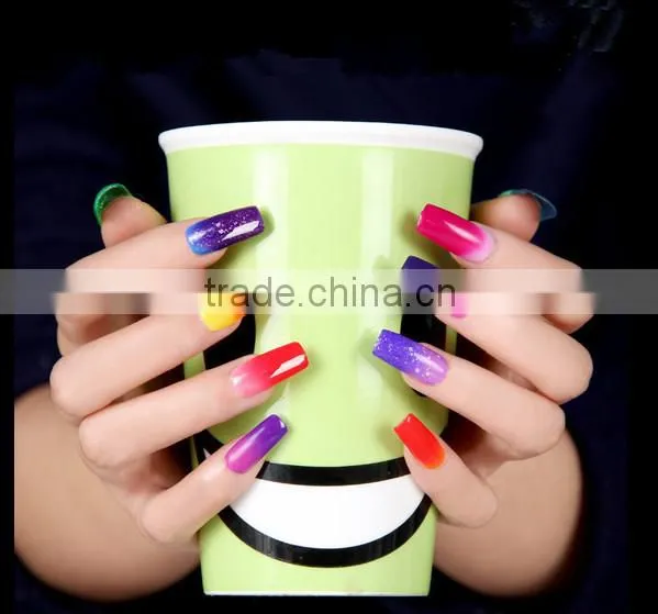 Wholesale Colorful Nail Art Set Charming Gel Polish Magic Temperature Change UV Gel Nail Polish for Manicure