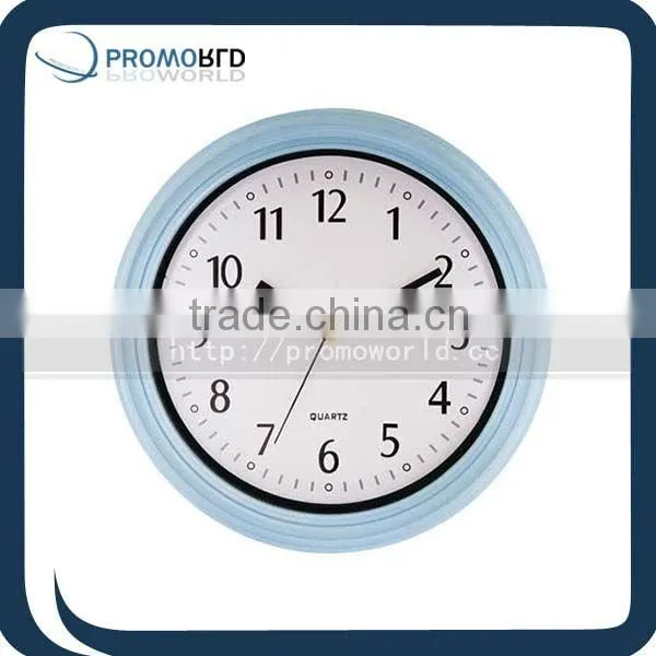 Office World Time Clock Modern Wall Clock Sticker