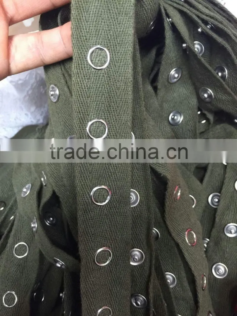 Long height brass round small eyelet for clothing