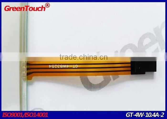 10.4 inch 10.4" 4 wire Resistive touch screen for industrial control systems,interactive teaching ,GPS